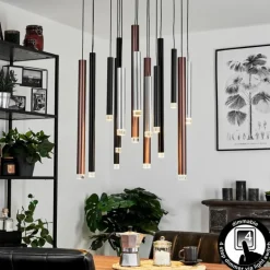 Suspension Krachang LED Aluminium, 1 lumière