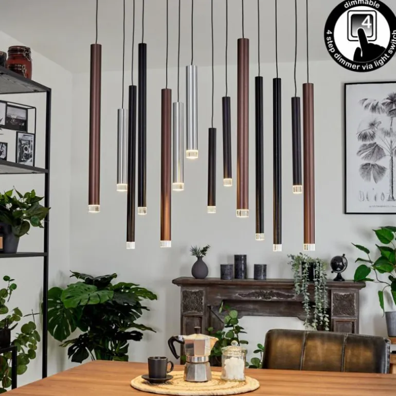 Suspension Krachang LED Aluminium, 1 lumière