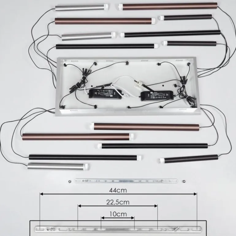 Suspension Krachang LED Aluminium, 1 lumière