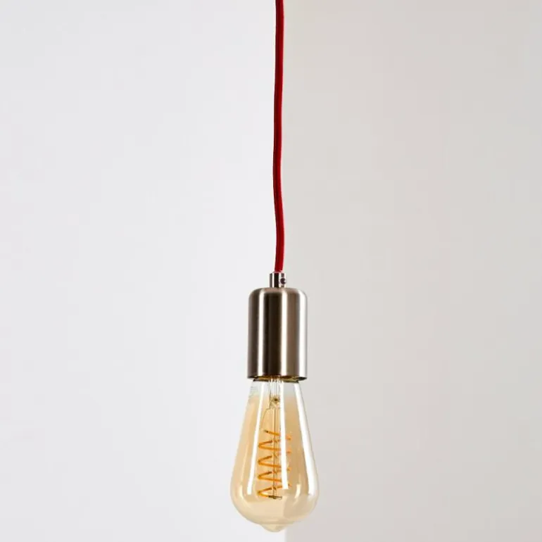 Suspension Lemone Nickel mat, 1 lumière