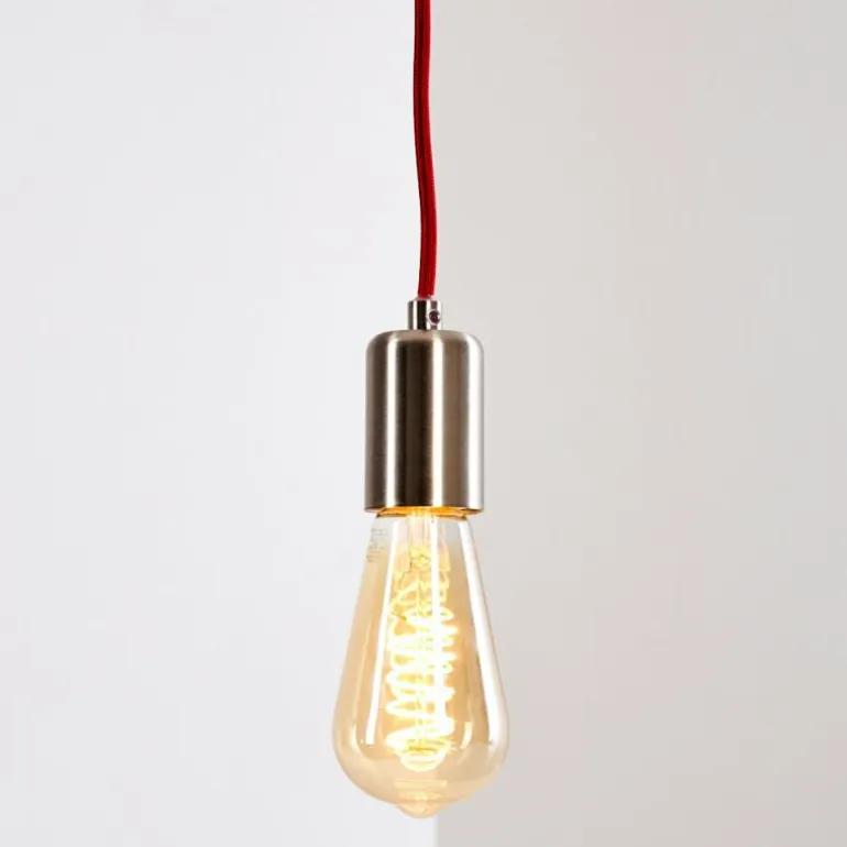 Suspension Lemone Nickel mat, 1 lumière