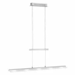 Suspension Leuchten-Direkt NELE LED Acier inoxydable, 5 lumières