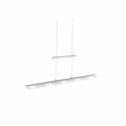 Suspension Leuchten-Direkt NELE LED Acier inoxydable, 5 lumières