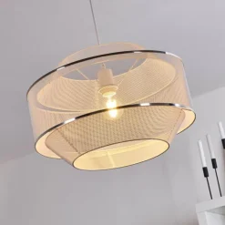 Suspension Limassol Blanc, 1 lumière