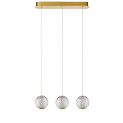 Suspension Lucide CINTRA LED Or, 3 lumières