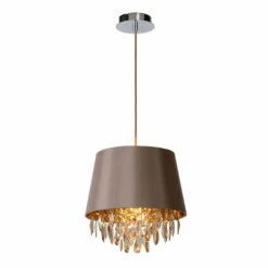 Suspension Lucide DOLTI Brun, 1 lumière