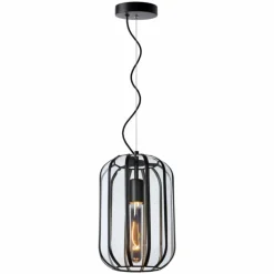 Suspension Lucide FERN Noir, 1 lumière