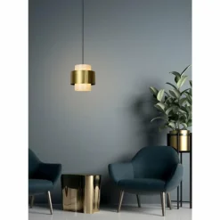 Suspension Lucide FIRMIN Laiton, 1 lumière