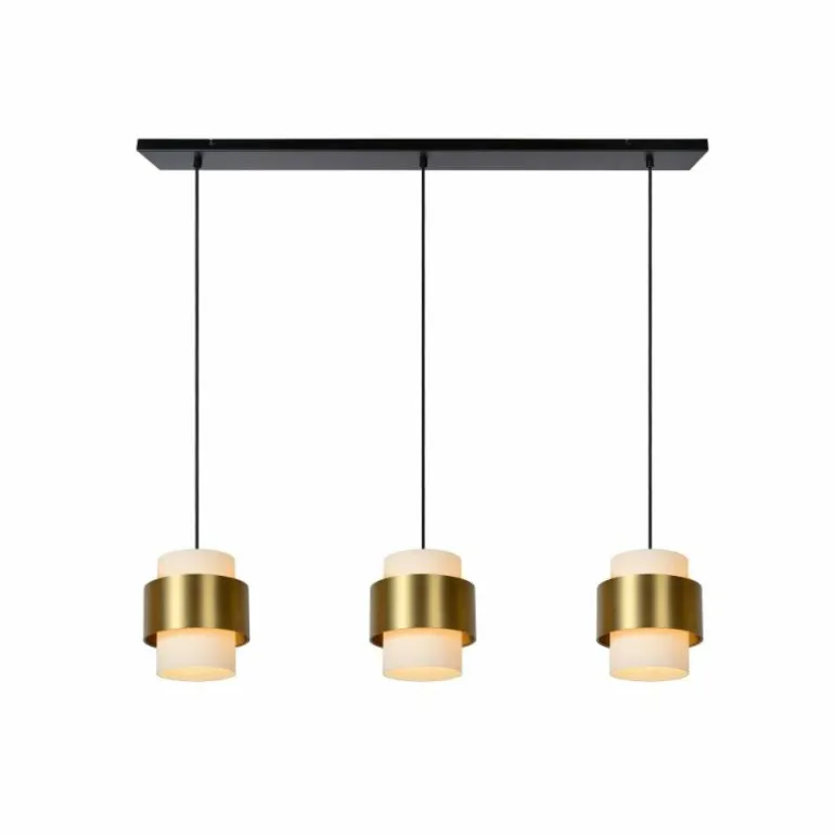 Suspension Lucide FIRMIN Noir, 3 lumières