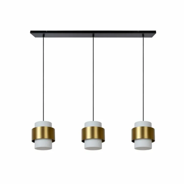 Suspension Lucide FIRMIN Noir, 3 lumières