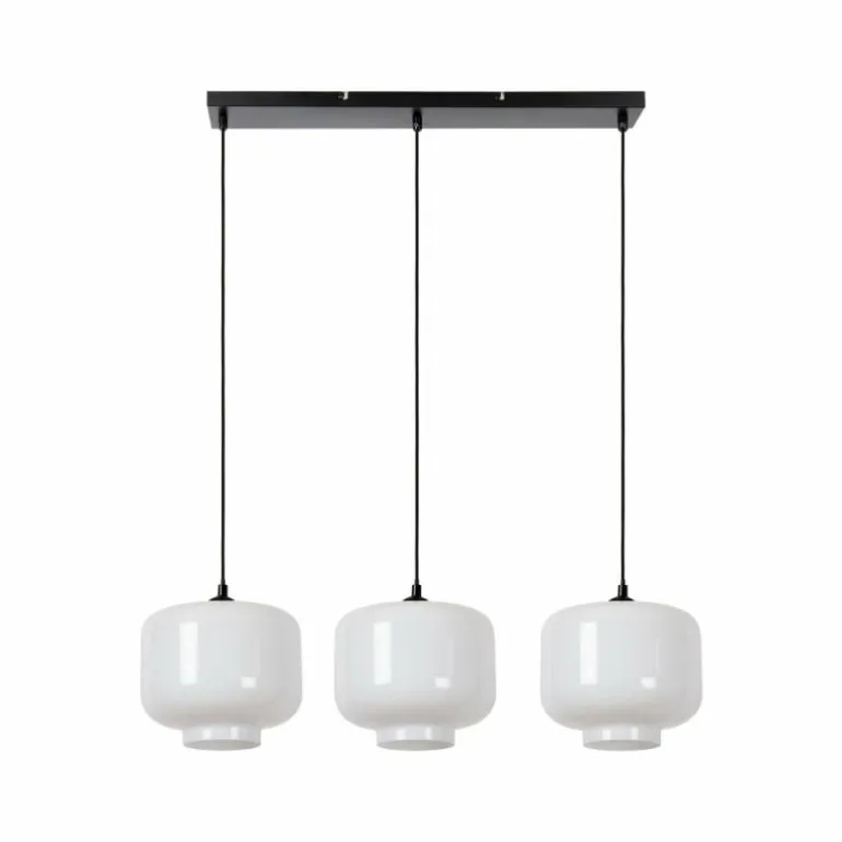 Suspension Lucide MEDINE Noir, 3 lumières