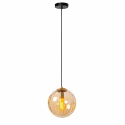 Suspension Lucide MONSARAZ Noir, 1 lumière