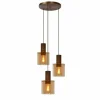 Suspension Lucide TOLEDO Cuivre, 3 lumières