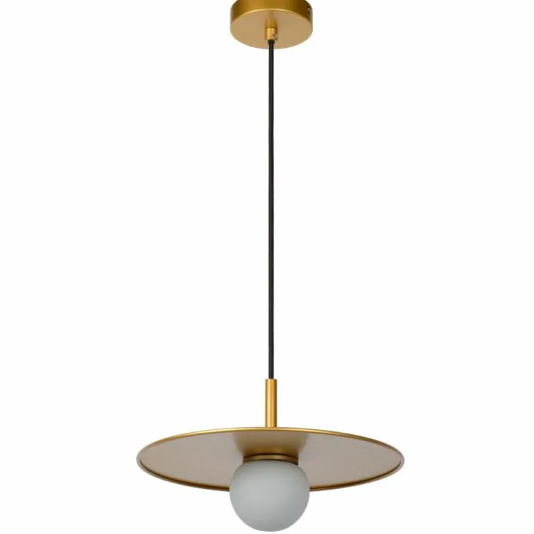 Suspension Lucide TOPHER Or, Laiton, 1 lumière