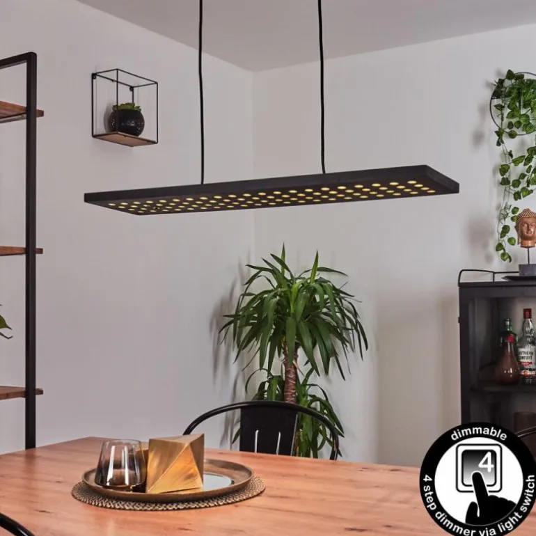 Suspension Luturula LED Noir, 1 lumière