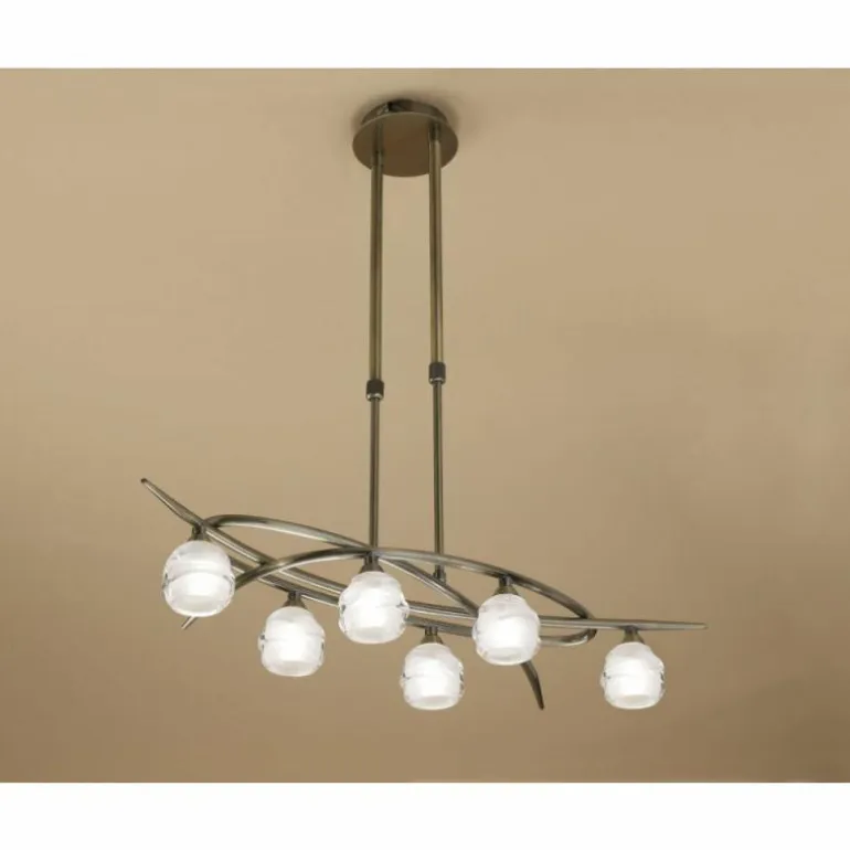 Suspension Mantra Loop Laiton, 6 lumières