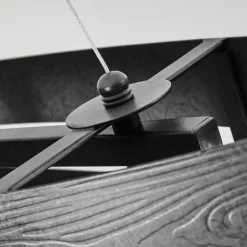 Suspension Maracoa Noir, 4 lumières
