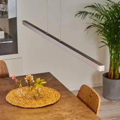 Suspension Mattawan LED Nickel mat, 1 lumière