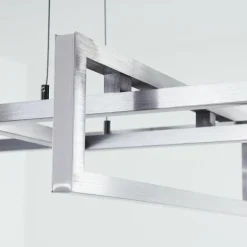 Suspension Omega LED Argenté, 1 lumière