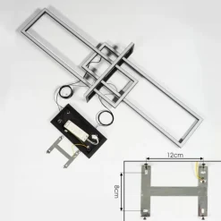 Suspension Omega LED Noir, 1 lumière