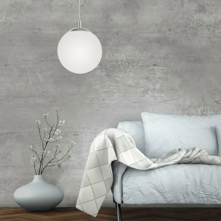 Suspension Paul Neuhaus BOLO Argenté, 1 lumière
