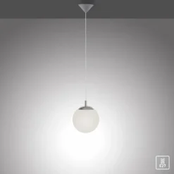 Suspension Paul Neuhaus BOLO Argenté, 1 lumière