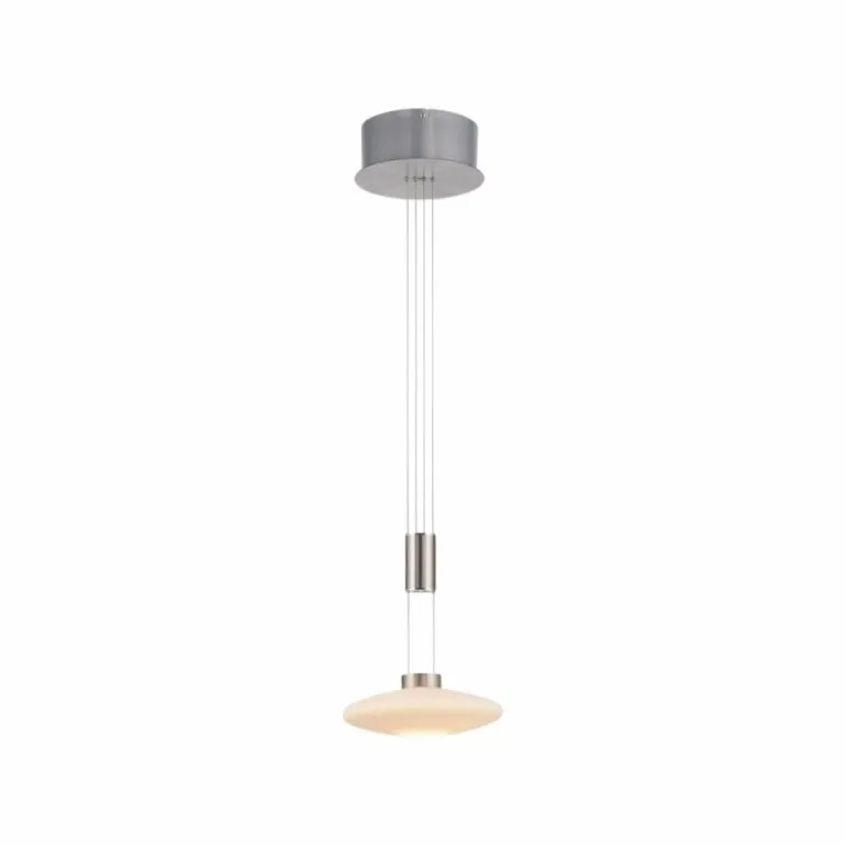 Suspension Paul Neuhaus LAUTADA LED Acier brossé, 1 lumière