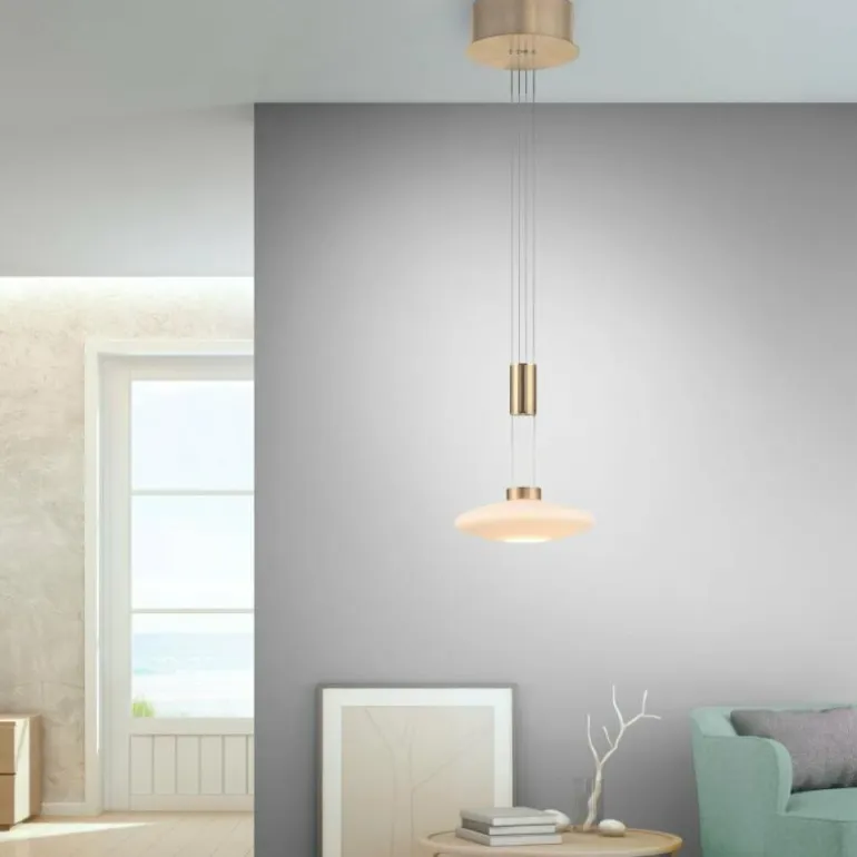 Suspension Paul Neuhaus LAUTADA LED Laiton, 1 lumière