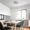 Suspension Paul Neuhaus LAUTADA LED Acier brossé, 3 lumières