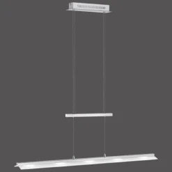 Suspension Paul Neuhaus NELE LED Acier inoxydable, 5 lumières