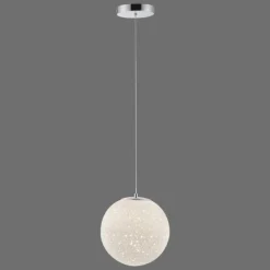 Suspension Paul-Neuhaus BOLO LED Argenté, 1 lumière