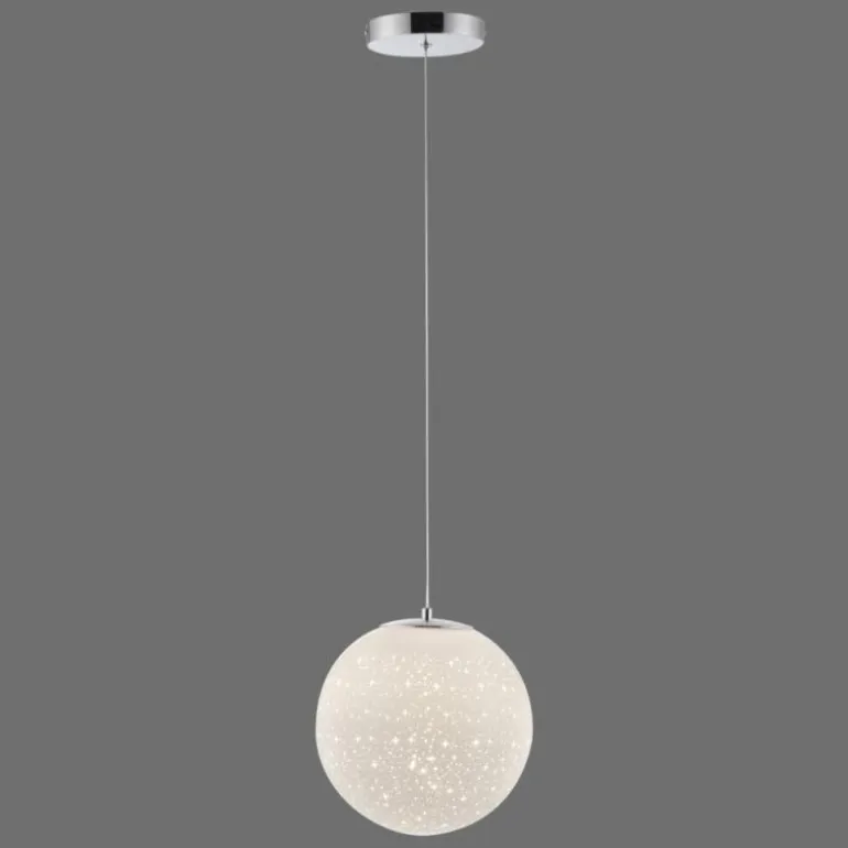 Suspension Paul-Neuhaus BOLO LED Argenté, 1 lumière
