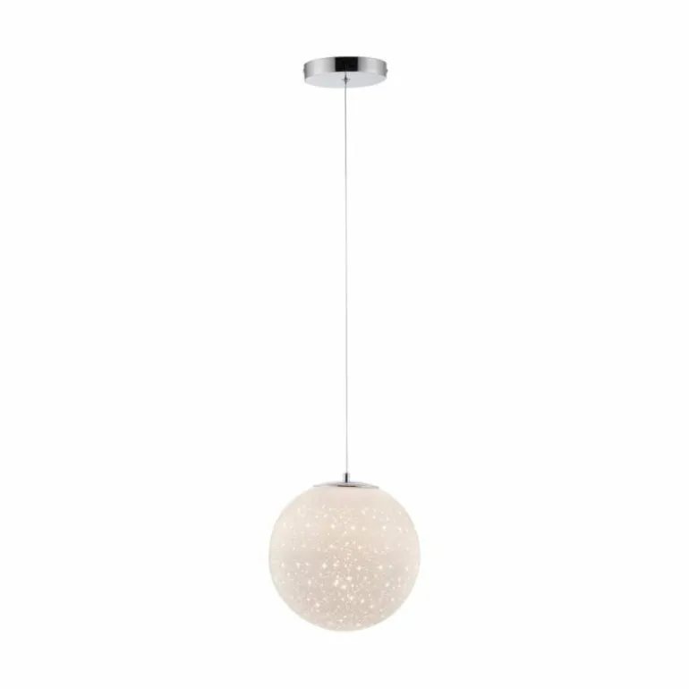 Suspension Paul-Neuhaus BOLO LED Argenté, 1 lumière
