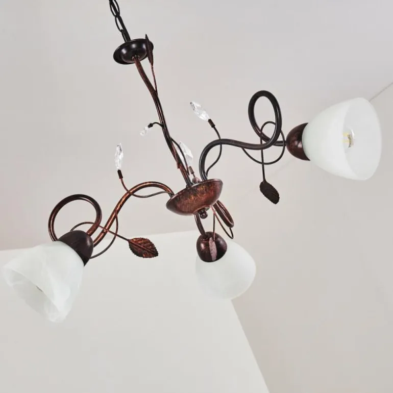 Suspension Peccia Rouille, 3 lumières