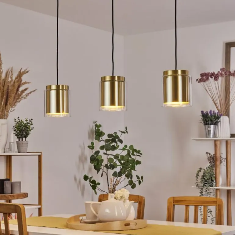 Suspension Pimeirol Noir, 3 lumières