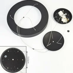 Suspension Playas LED Noir, 1 lumière