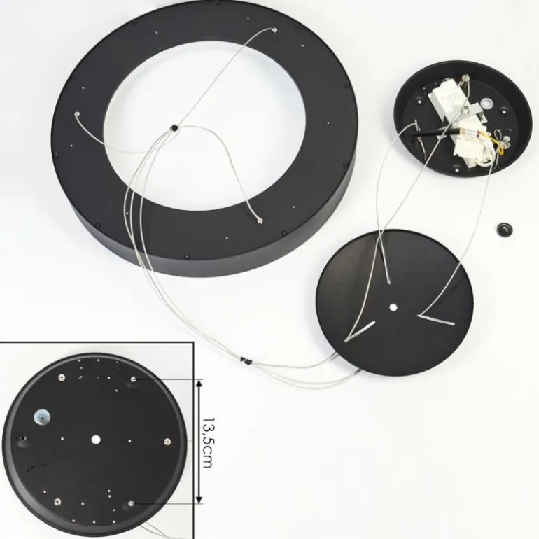 Suspension Playas LED Noir, 1 lumière