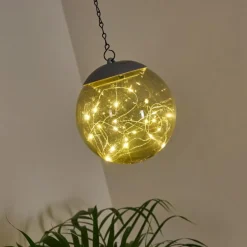 Suspension Pollenca LED Fumée, Noir, 20 lumières