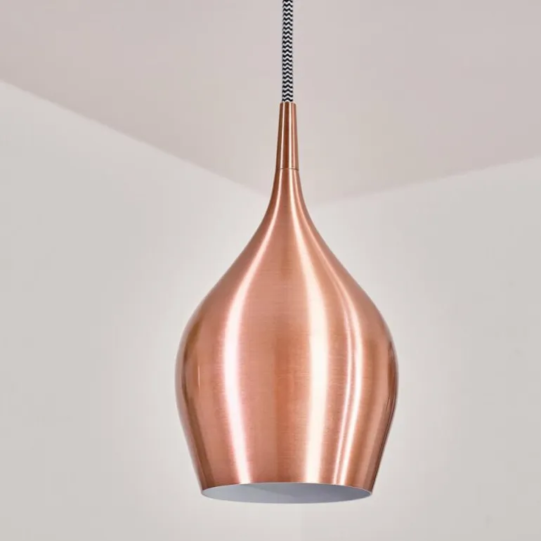 Suspension Polvero Cuivre, 1 lumière