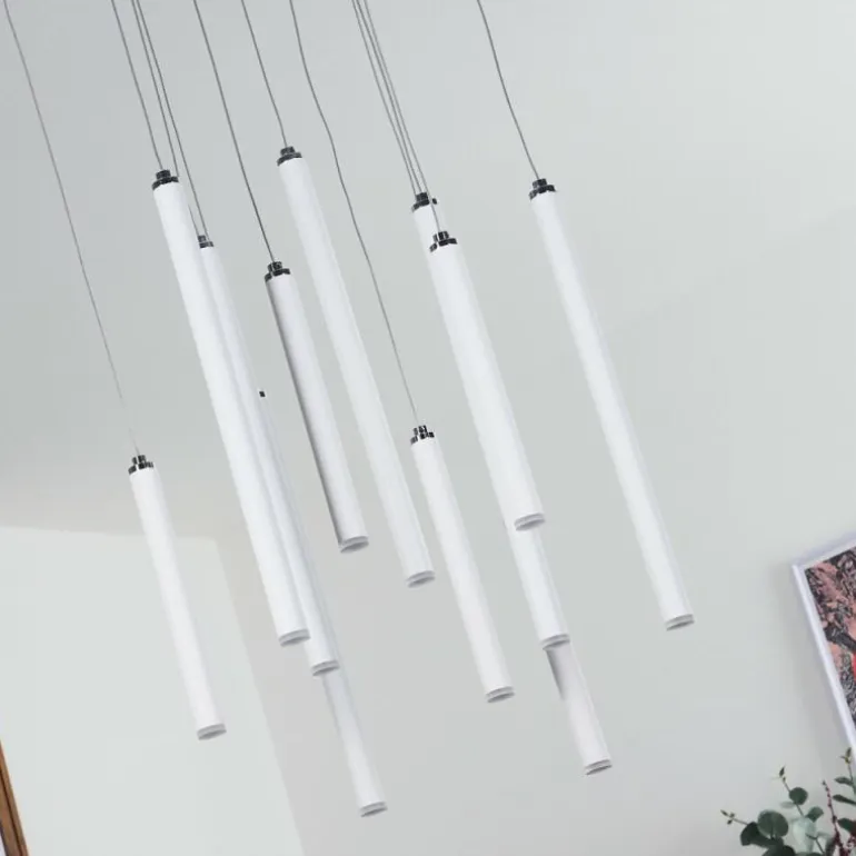 Suspension Porquera LED Blanc, 11 lumières