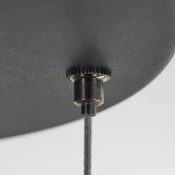 Suspension Porquera LED Noir, 11 lumières