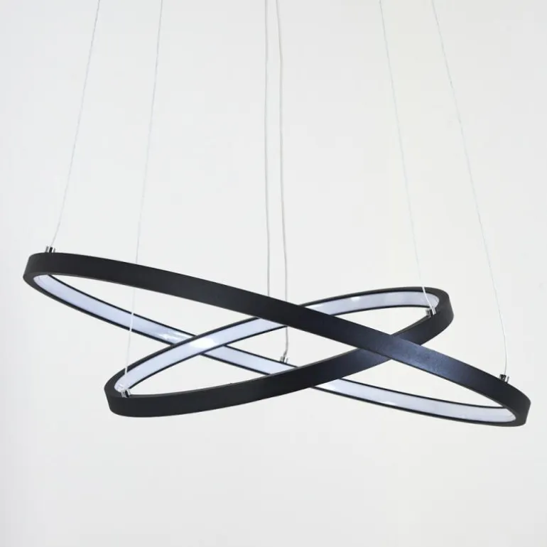 Suspension Preci LED Noir, 1 lumière