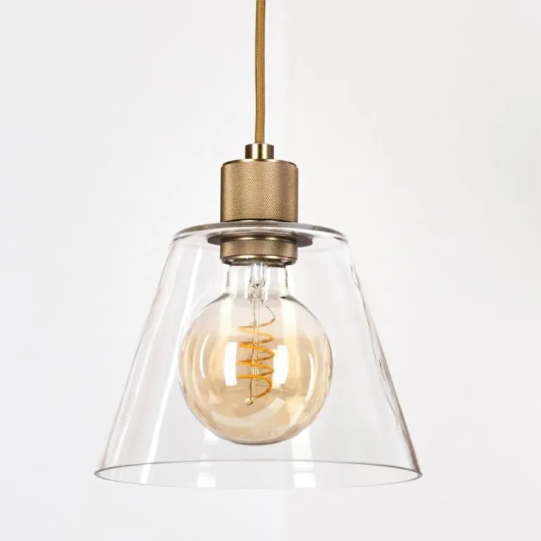 Suspension Puestito Laiton, 1 lumière