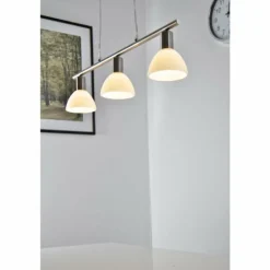 Suspension Reality DALLAS nickel Nickel mat, 3 lumières
