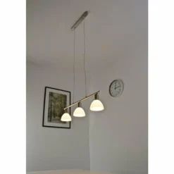 Suspension Reality DALLAS nickel Nickel mat, 3 lumières