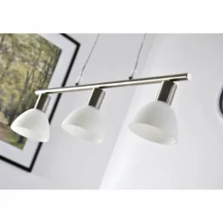 Suspension Reality DALLAS nickel Nickel mat, 3 lumières