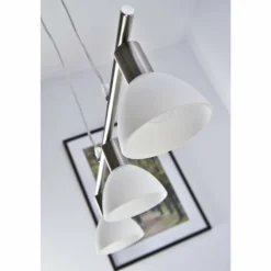 Suspension Reality DALLAS nickel Nickel mat, 3 lumières