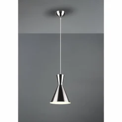Suspension Reality Enzo LED Nickel mat, 1 lumière