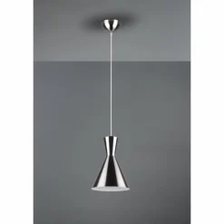 Suspension Reality Enzo LED Nickel mat, 1 lumière