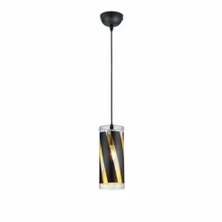Suspension Reality FARINA Noir, 1 lumière